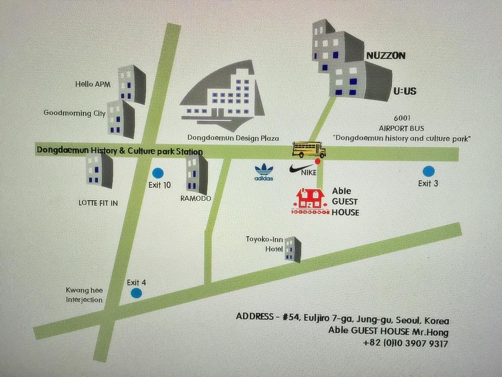 Able Guesthouse Dongdaemun Seul Dış mekan fotoğraf